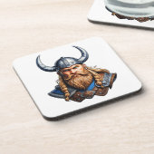 Vikings Nordic Man Getränkeuntersetzer (Linke Seite)