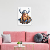 Vikings Nordic Man Leinwanddruck (Insitu (Wohnzimmer))