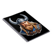 Vikings Nordic Man Notizblock (Rechte Seite)
