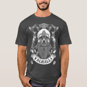 VIKINGS RISE kull Beard Runes Valhalla Nice Gesche T-Shirt
