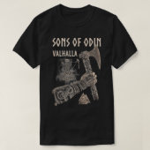 VIKINGS RISESONS VON ODIN Valhalla Vikings Norse O T-Shirt (Design vorne)