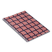 Vikings Sail Pattern Notebook Notizblock (Rechte Seite)