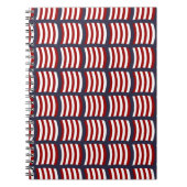 Vikings Sail Pattern Notebook Notizblock (Vorderseite)