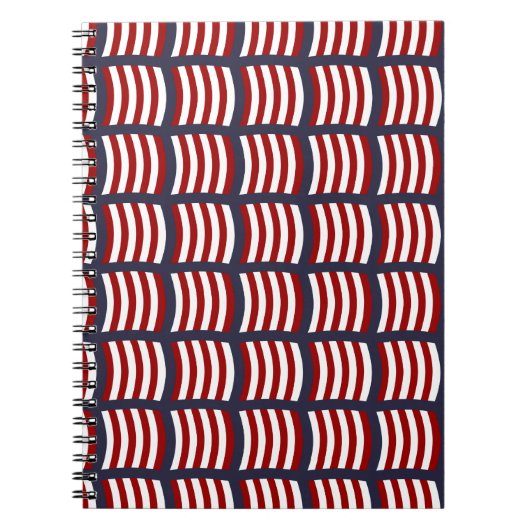 Vikings Sail Pattern Notebook Notizblock (Vorderseite)