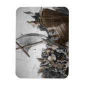 Vikings Storming a Longboat Magnet (Vertikal)