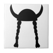 Vikingsturzhelm und -borten fliese (Vorderseite)