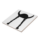 Vikingsturzhelm und -borten fliese (Seite)