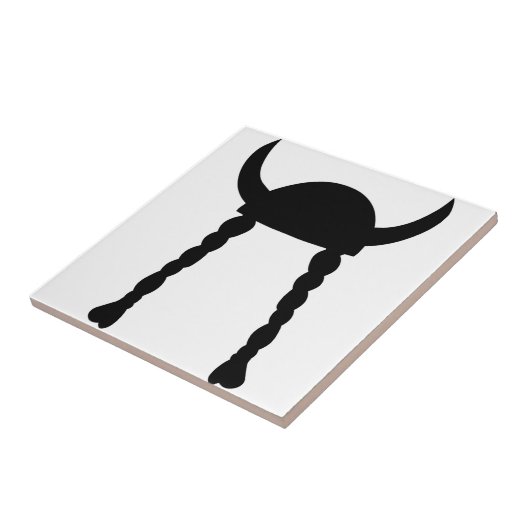 Vikingsturzhelm und -borten fliese (Seite)