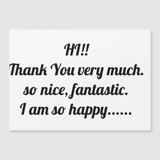 Vikta hälsningskort kort magnetkarte (Vorderseite)