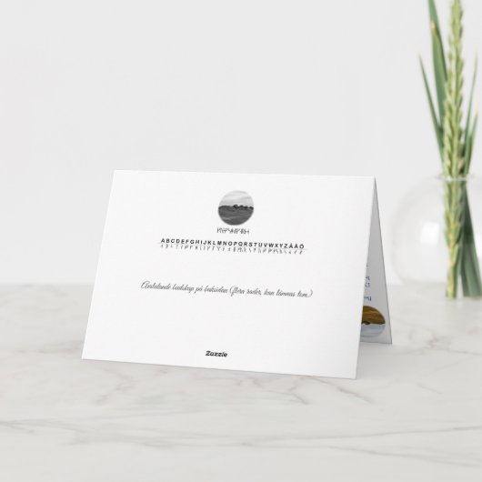 Vikta kort — Kungshögarna Karte (Rückseite)