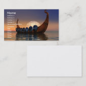 VIKTBOOT 2 GESCHÄFTSKARTE VISITENKARTE (Vorne/Hinten)