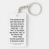 Viktor Frankl Inspiriert Schlüsselanhänger von Ros (Rückseite)