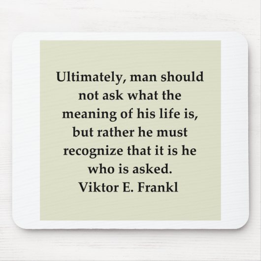 Viktor frankl mousepad (Vorne)