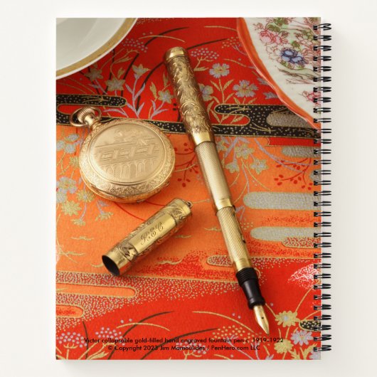 Viktor-Kollapierbarer handgrabbarer Pen Notizblock (Rückseite)