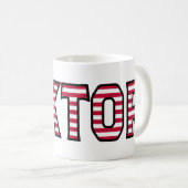 Viktor Name Vorname USA styled Tasse Kaffeetasse (VorderseiteRechts)