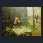 Viktor Oliva. Absinthe Drinker Poster<br><div class="desc">WWW.LOOKCRAZY.COM</div>