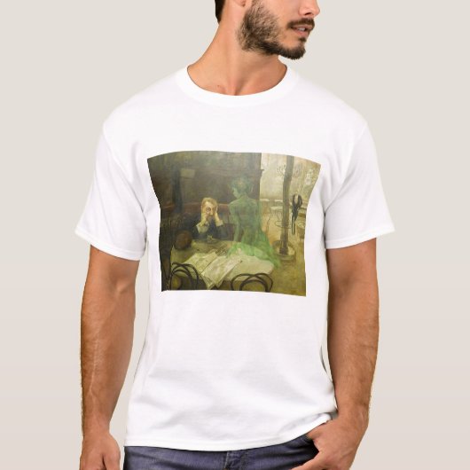 Viktor Oliva. Der Absinthetrinker T-Shirt (Vorderseite)