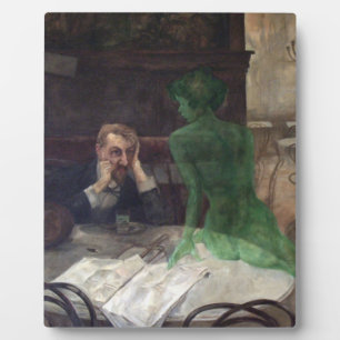 Viktor Oliva Der Absinthtrinker Fotoplatte