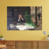 Viktor Oliva - The Absinthe Drinker (1901) Leinwanddruck (Insitu (Wohnzimmer))