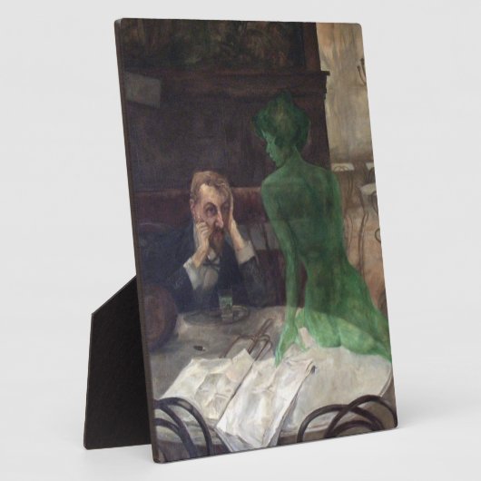 Viktor Oliva The Absinthe Drinker Fotoplatte (Seite)