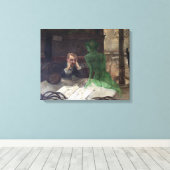 Viktor Oliva The Absinthe Drinker Leinwanddruck (Insitu (Holzboden))