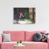 Viktor Oliva The Absinthe Drinker Leinwanddruck (Insitu (Wohnzimmer))