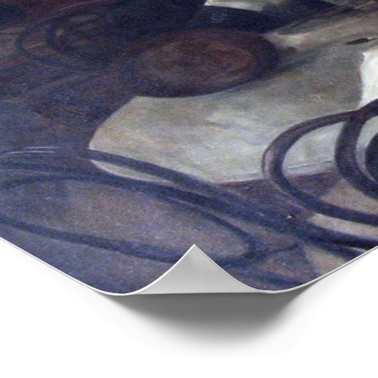 Viktor Oliva The Absinthe Drinker Poster (Ecke)