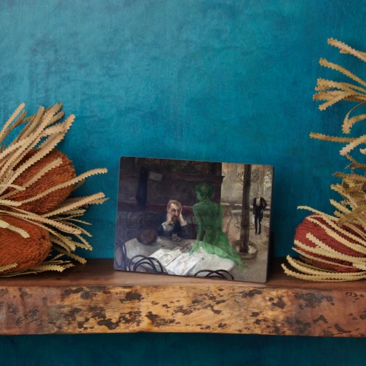 Viktor Oliva The Absinthe Drinker Poster Fotoplatte (Seite)