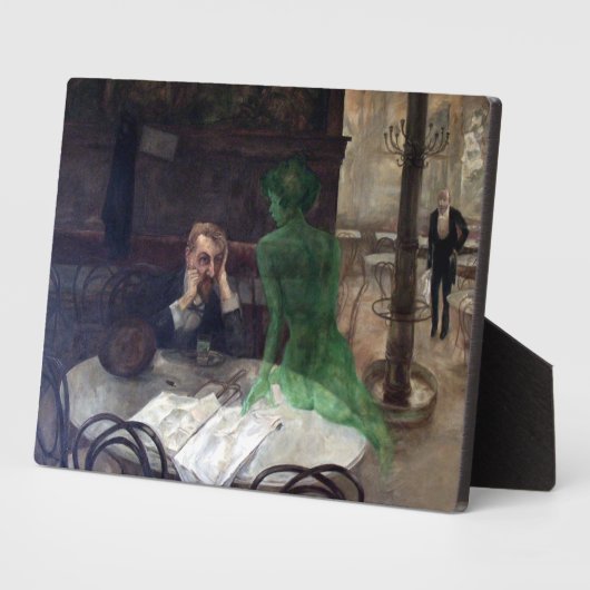 Viktor Oliva The Absinthe Drinker Poster Fotoplatte (Seite)