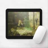 Viktor Oliva. Wermut-Trinker Mousepad (Mit Mouse)