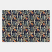 Viktor-Platten, Weihnachtslied, Weihnachtshaus Geschenkpapier Set (Vorderseite 3)