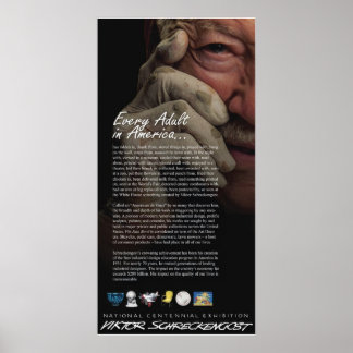 Viktor Schreckengost Allgemeine Übersicht Poster