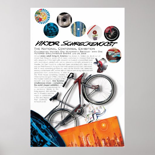 Viktor Schreckengost National Centennial Poster (Vorne)