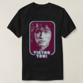 Viktor Tsoi K Retro 80er Fan Design T-Shirt (Design vorne)