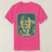Viktor Tsoi KINO Retro-Lüfterdesign T-Shirt (Design vorne)