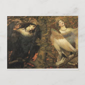 Viktor Vasnetsov - Die Vögel der Freude und der Tr Postkarte (Vorderseite)