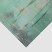 Viktoria-Ornament-Smaragdgrün Vintag Seidenpapier (Ausschnitt)