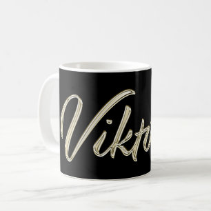 Viktoria white gold Handwriting Tasse Kaffeetasse