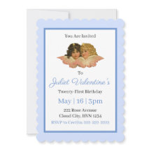 Viktorianisch Angels Baby Blue