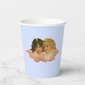 Viktorianisch Angels Baby Blue Pappbecher (Rückseite)