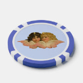 Viktorianisch Angels Baby Blue Pokerchips (Einzeln)