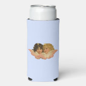 Viktorianisch Angels Baby Blue Selters Dosenkühler (Seltzer Vorderseite)