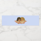 Viktorianisch Angels Baby Blue Wasserflaschenetikett (Einzelnes Label)