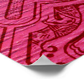 Viktorianisch Arabesque, IDALIS - Claret Poster (Ecke)