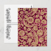 Viktorianisch Arabesque, KANTARA Postkarte (Vorne/Hinten)