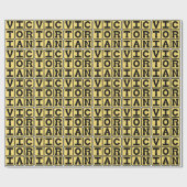 Viktorianisch, architektonischer Stil Geschenkpapier (Flach)