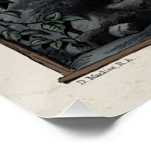 Viktorianisch Art Byron "She Walking in Beauty" Gl Poster (Ecke)