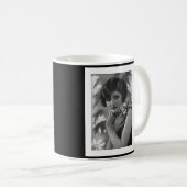 Viktorianisch atemberaubend in Schwarzweiß Kaffeetasse (VorderseiteRechts)