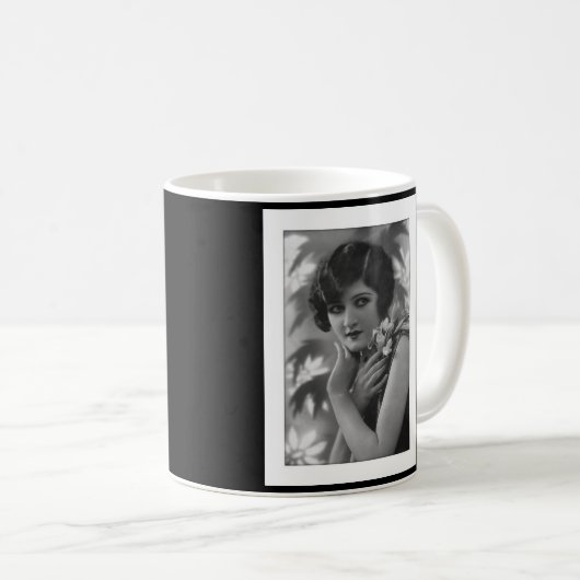 Viktorianisch atemberaubend in Schwarzweiß Kaffeetasse (VorderseiteRechts)