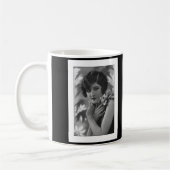 Viktorianisch atemberaubend in Schwarzweiß Kaffeetasse (Links)